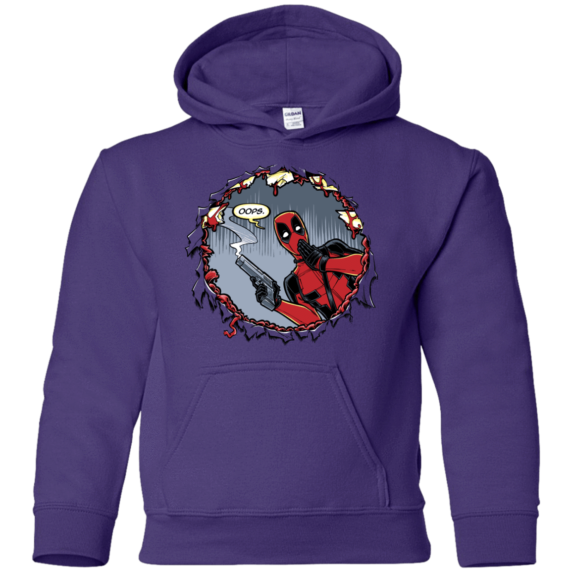 Sweatshirts Purple / YS Deadpool 007 Youth Hoodie