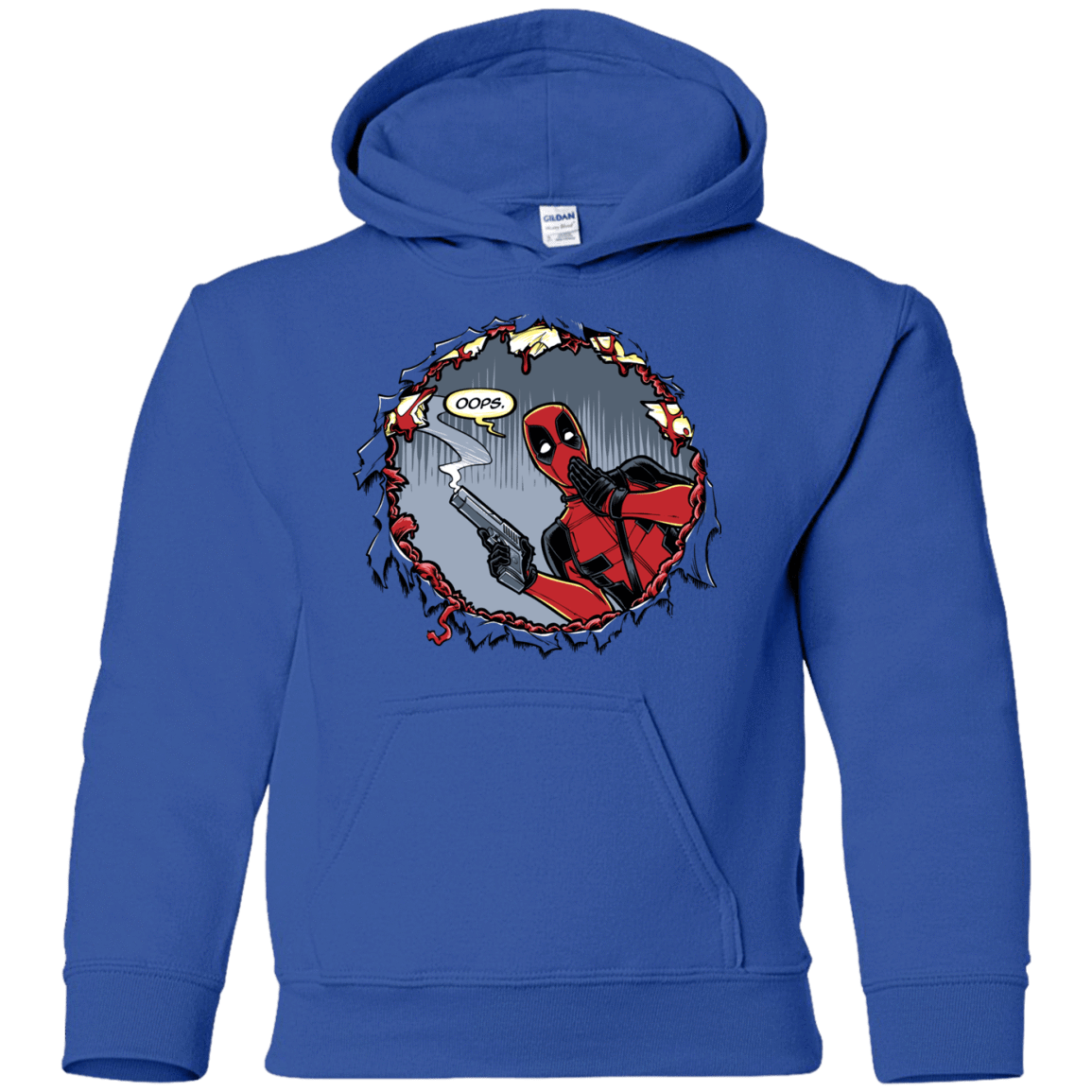 Sweatshirts Royal / YS Deadpool 007 Youth Hoodie