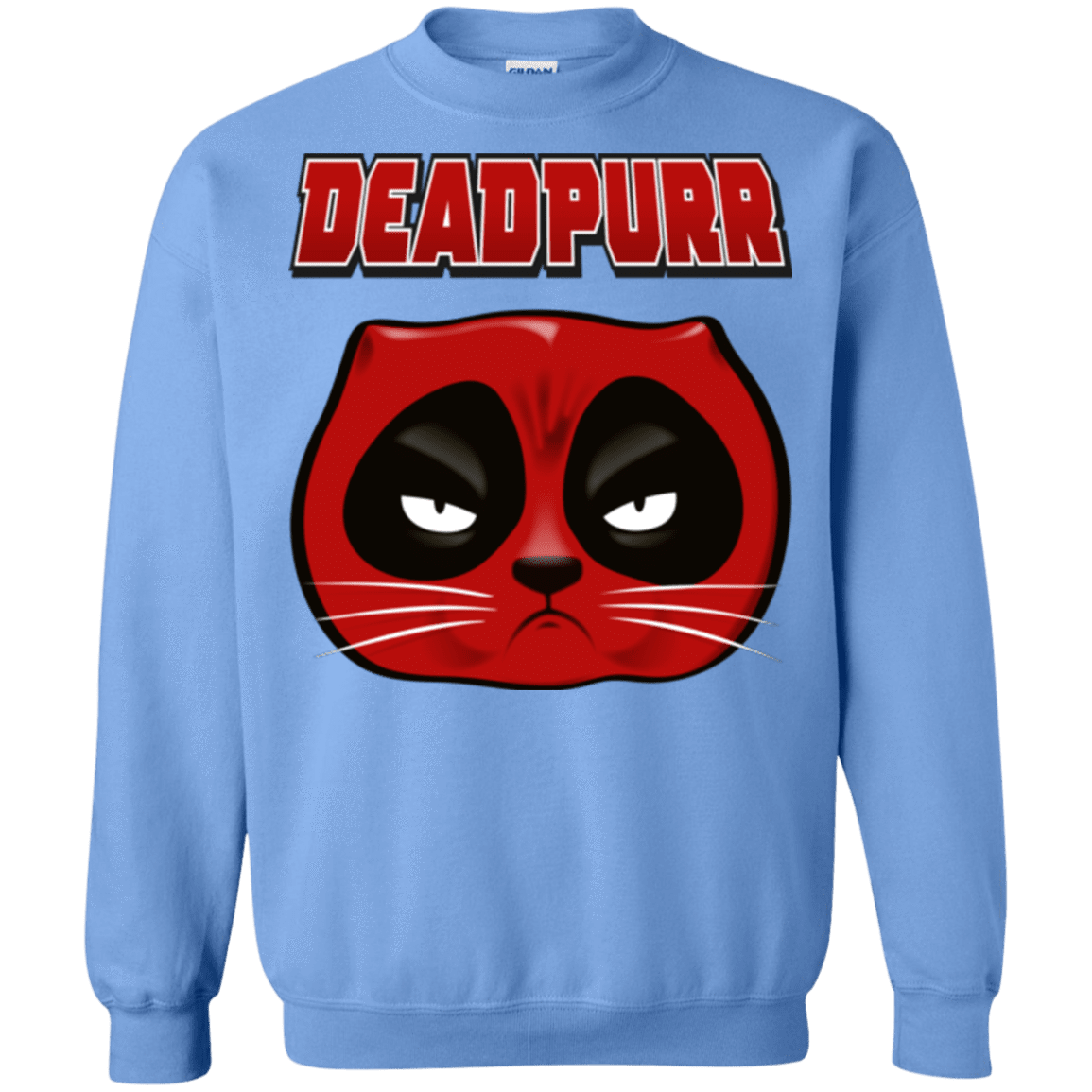 Sweatshirts Carolina Blue / Small Deadpurr2 Crewneck Sweatshirt