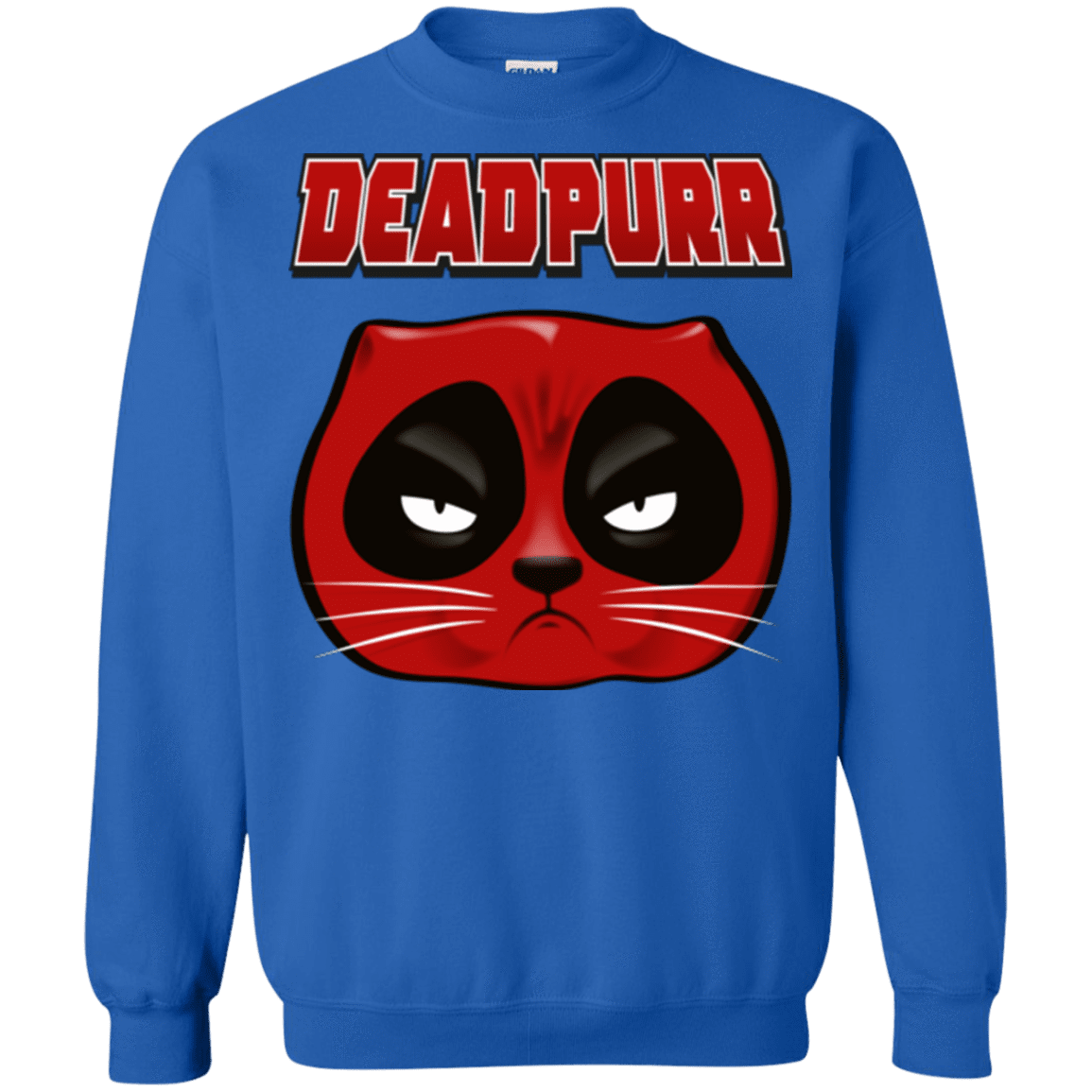 Sweatshirts Royal / Small Deadpurr2 Crewneck Sweatshirt