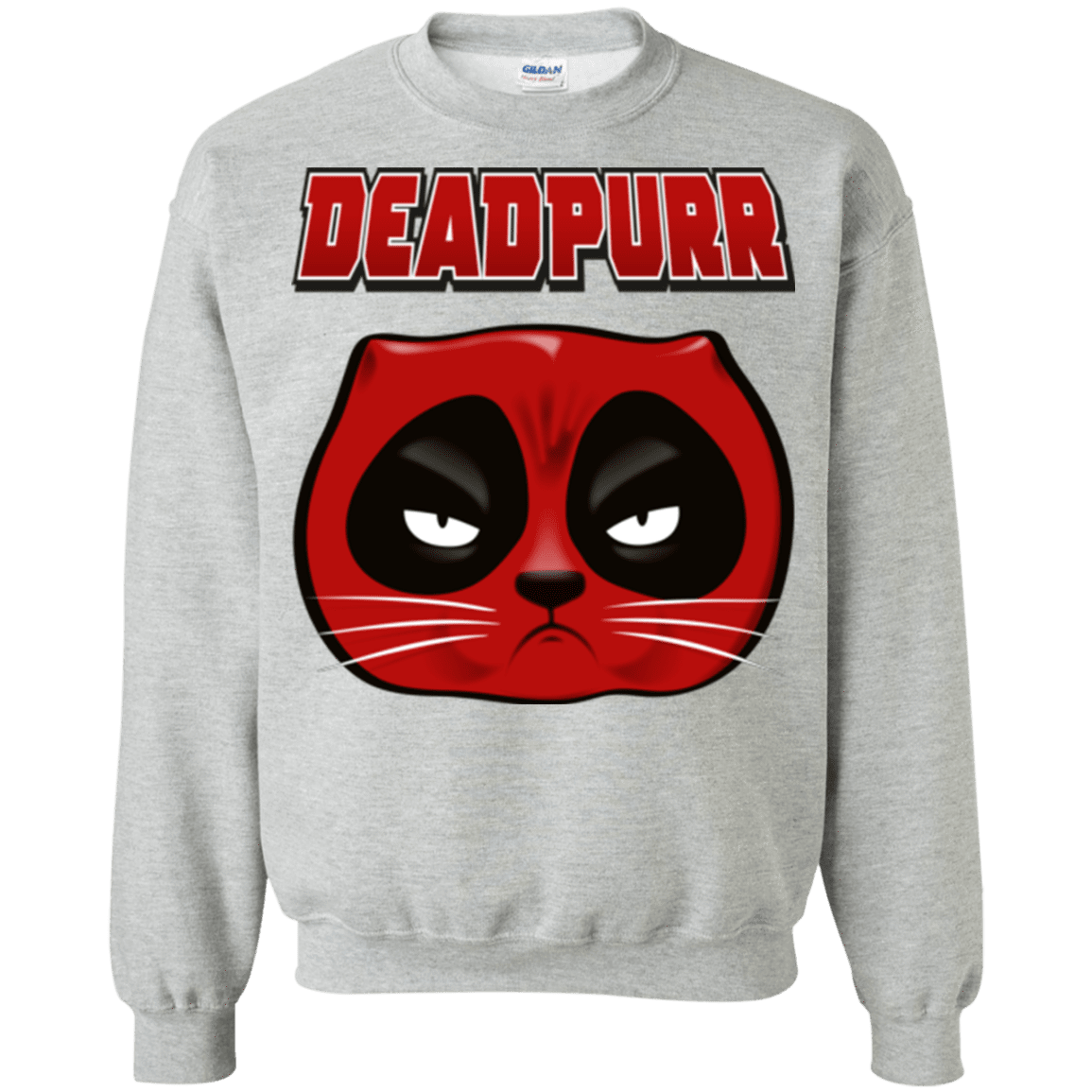 Sweatshirts Sport Grey / Small Deadpurr2 Crewneck Sweatshirt