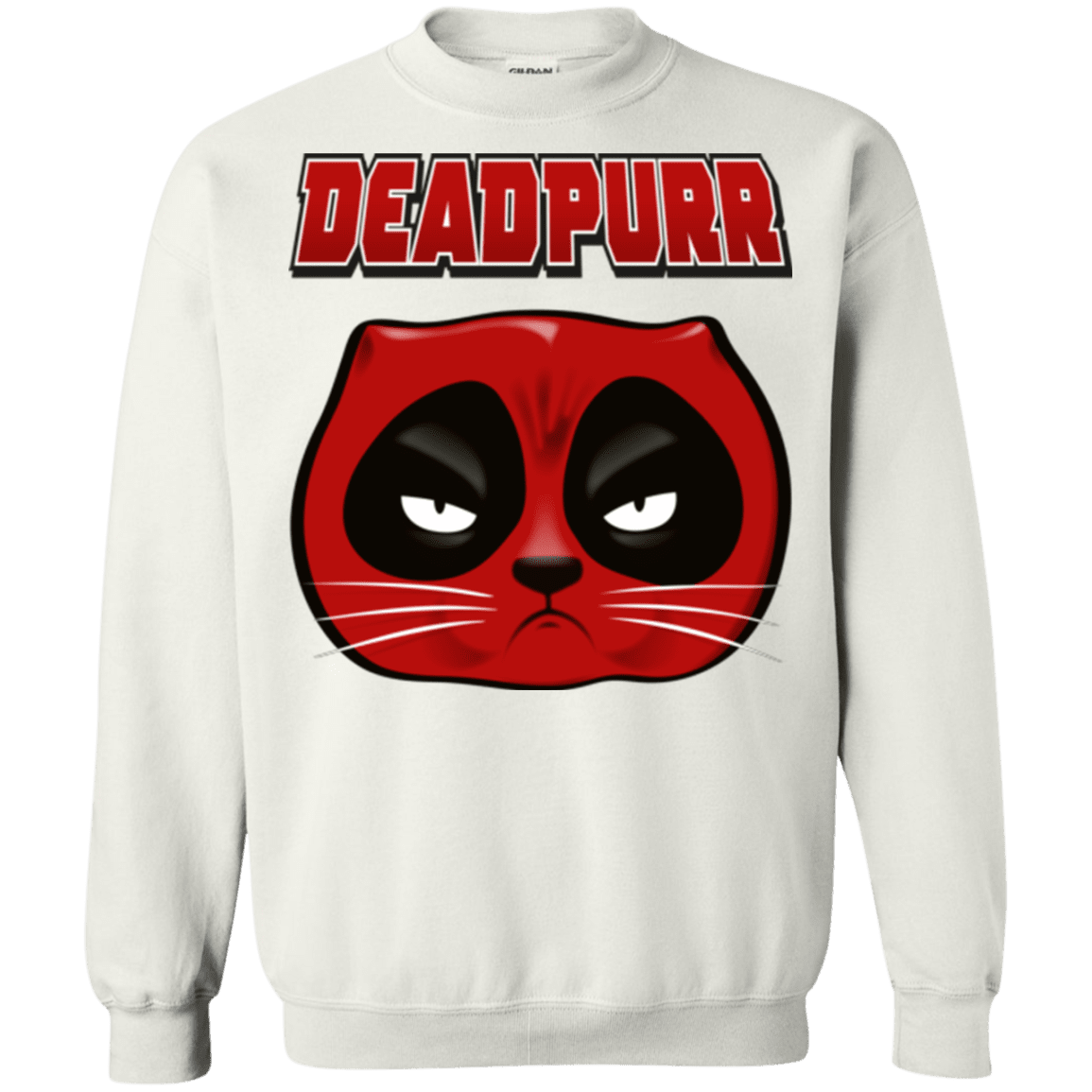 Sweatshirts White / Small Deadpurr2 Crewneck Sweatshirt