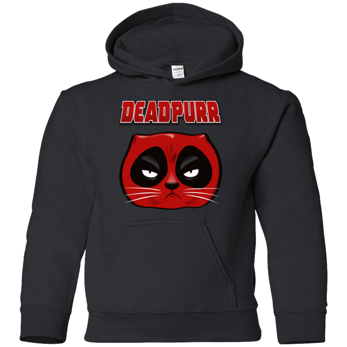 Sweatshirts Black / YS Deadpurr2 Youth Hoodie