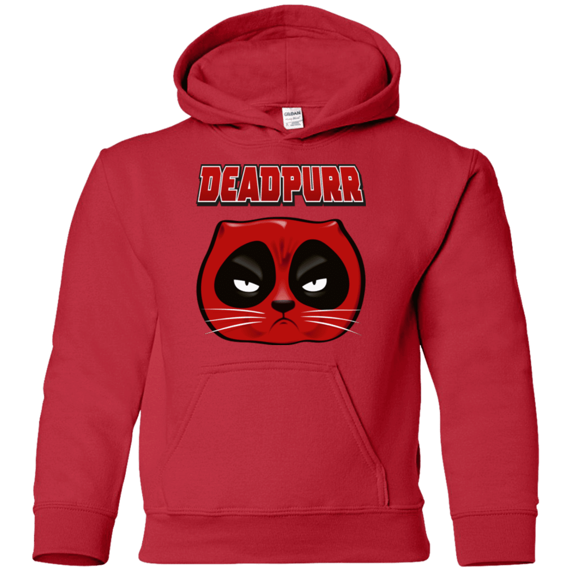Sweatshirts Red / YS Deadpurr2 Youth Hoodie