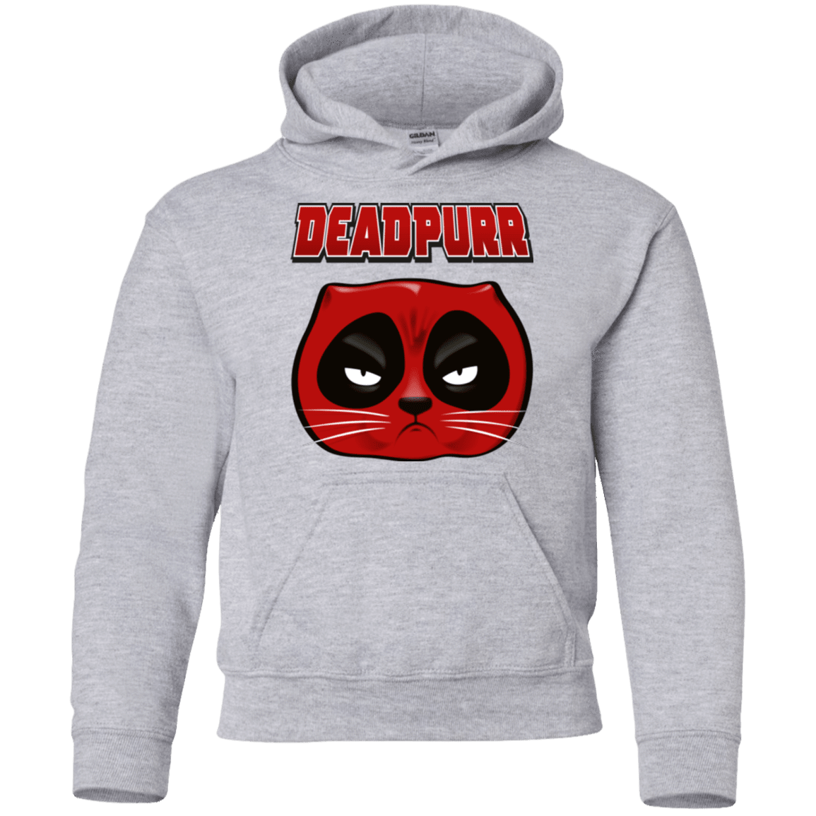 Sweatshirts Sport Grey / YS Deadpurr2 Youth Hoodie
