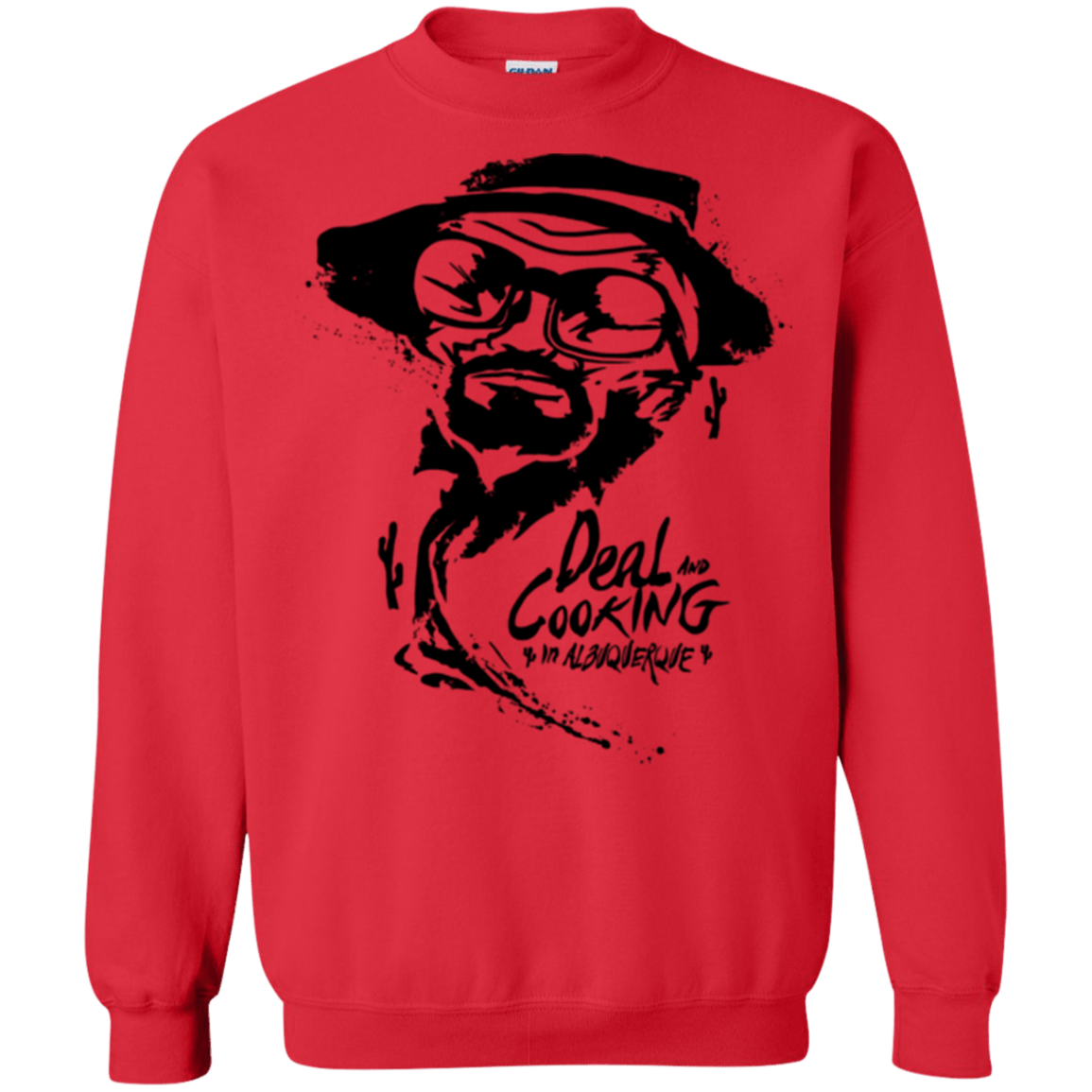Sweatshirts Red / Small Deal Cooking Crewneck Sweatshirt