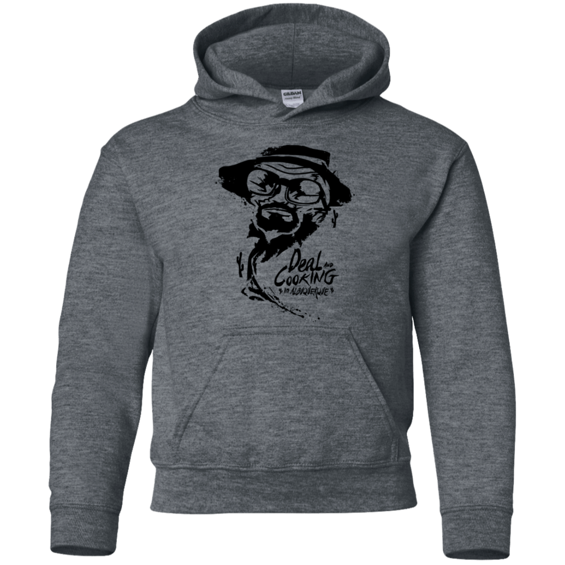 Sweatshirts Dark Heather / YS Deal Cooking Youth Hoodie