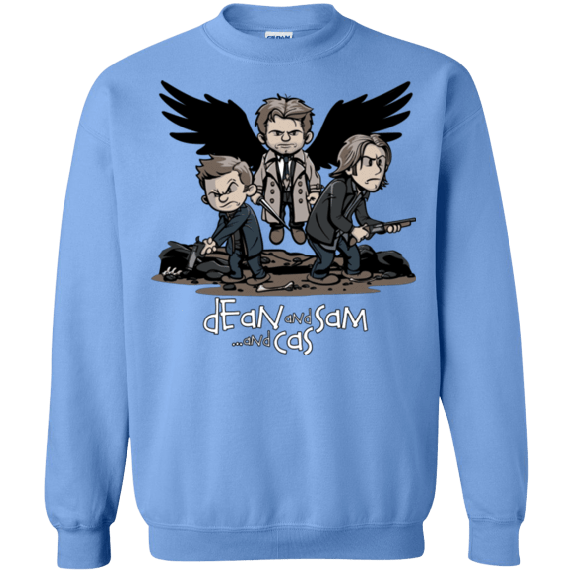 Sweatshirts Carolina Blue / Small Dean Sam Cas Crewneck Sweatshirt