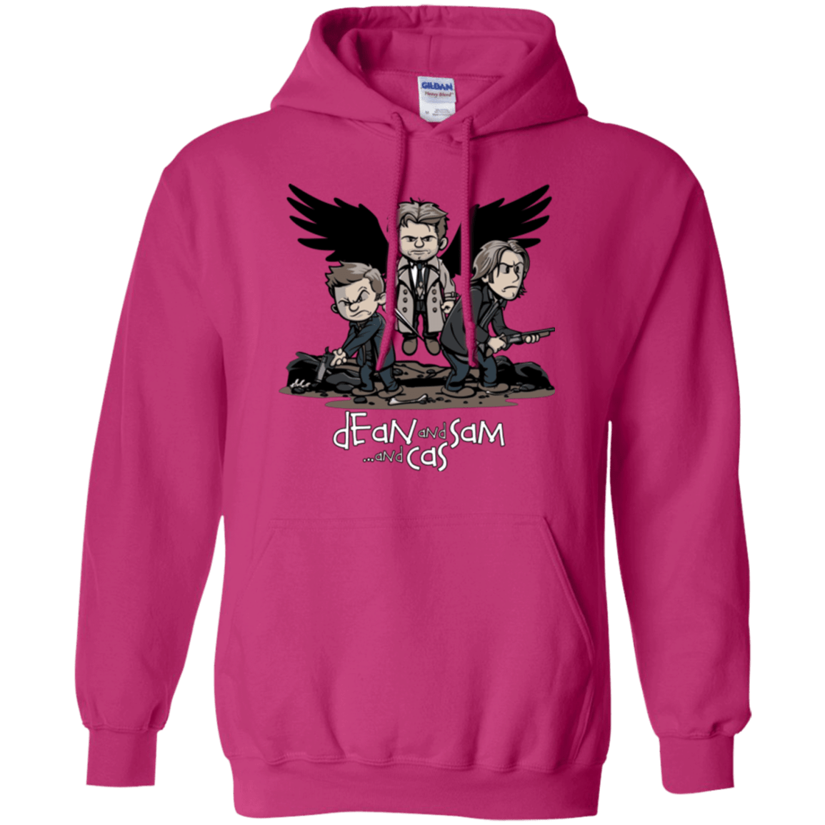 Dean Sam Cas Pullover Hoodie