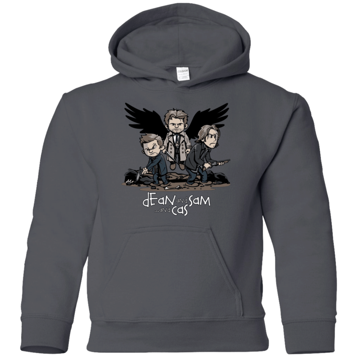 Sweatshirts Charcoal / YS Dean Sam Cas Youth Hoodie