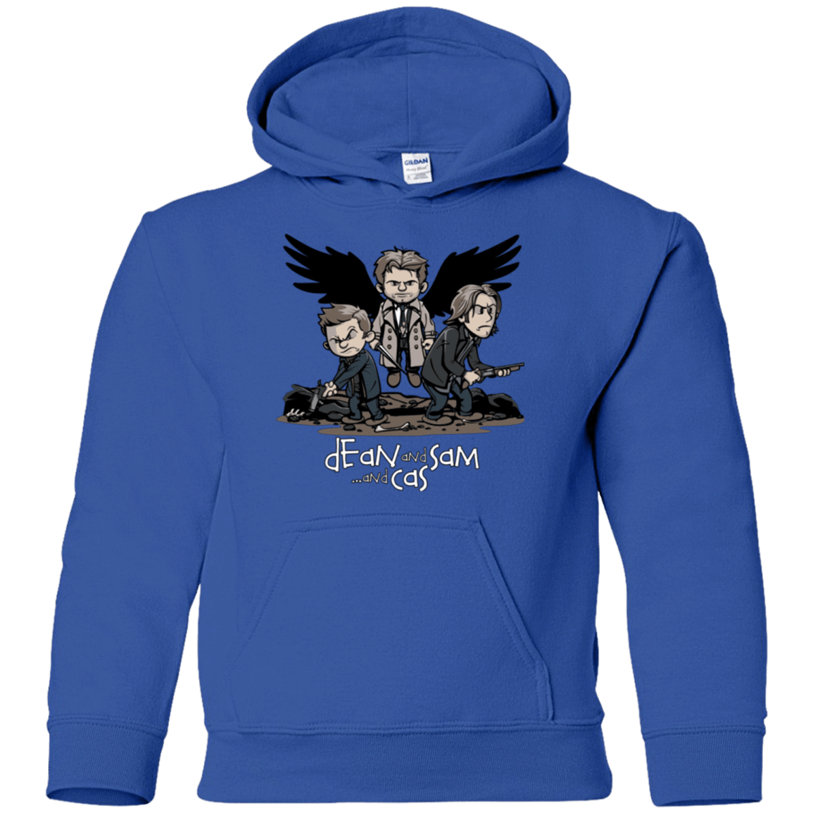Sweatshirts Royal / YS Dean Sam Cas Youth Hoodie