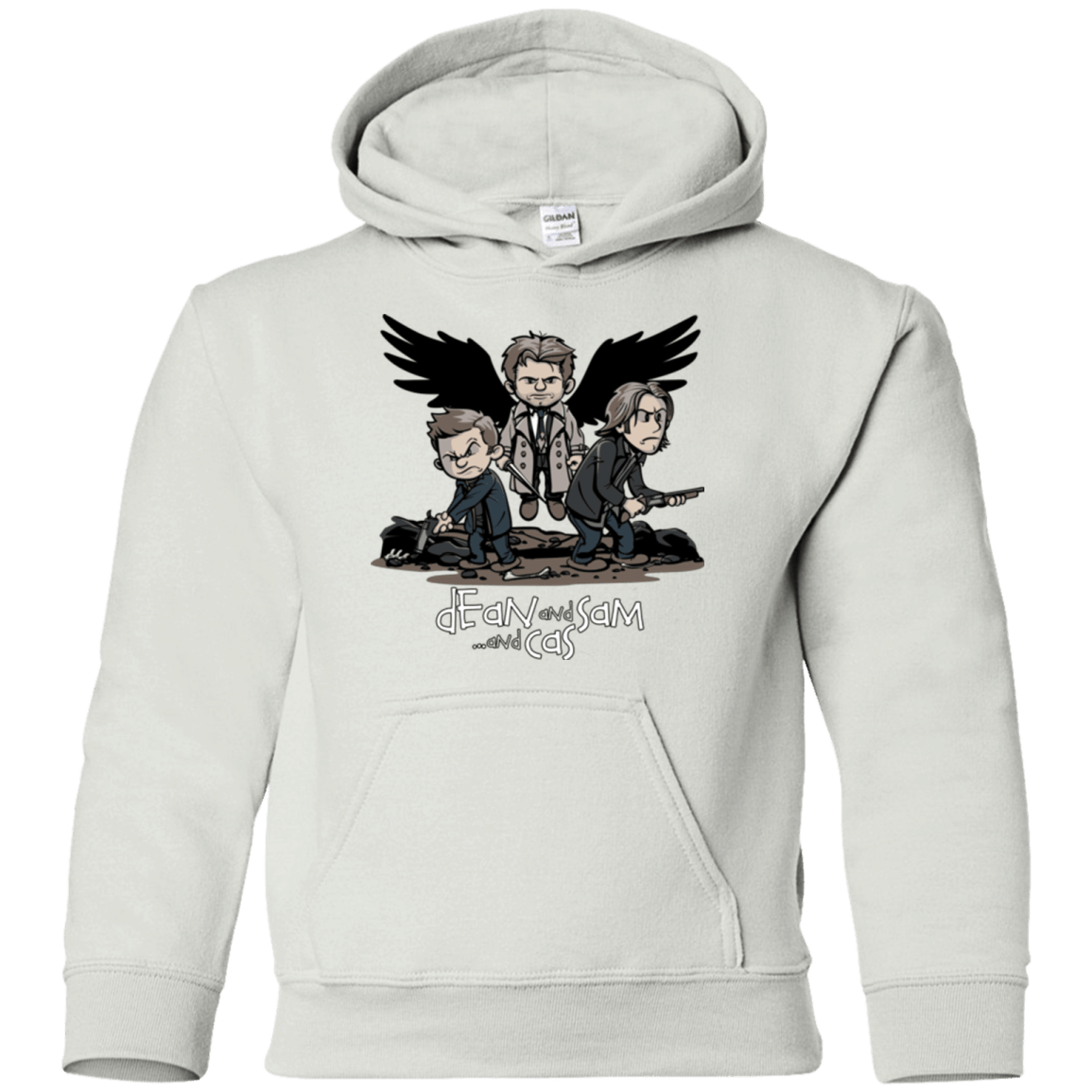 Sweatshirts White / YS Dean Sam Cas Youth Hoodie