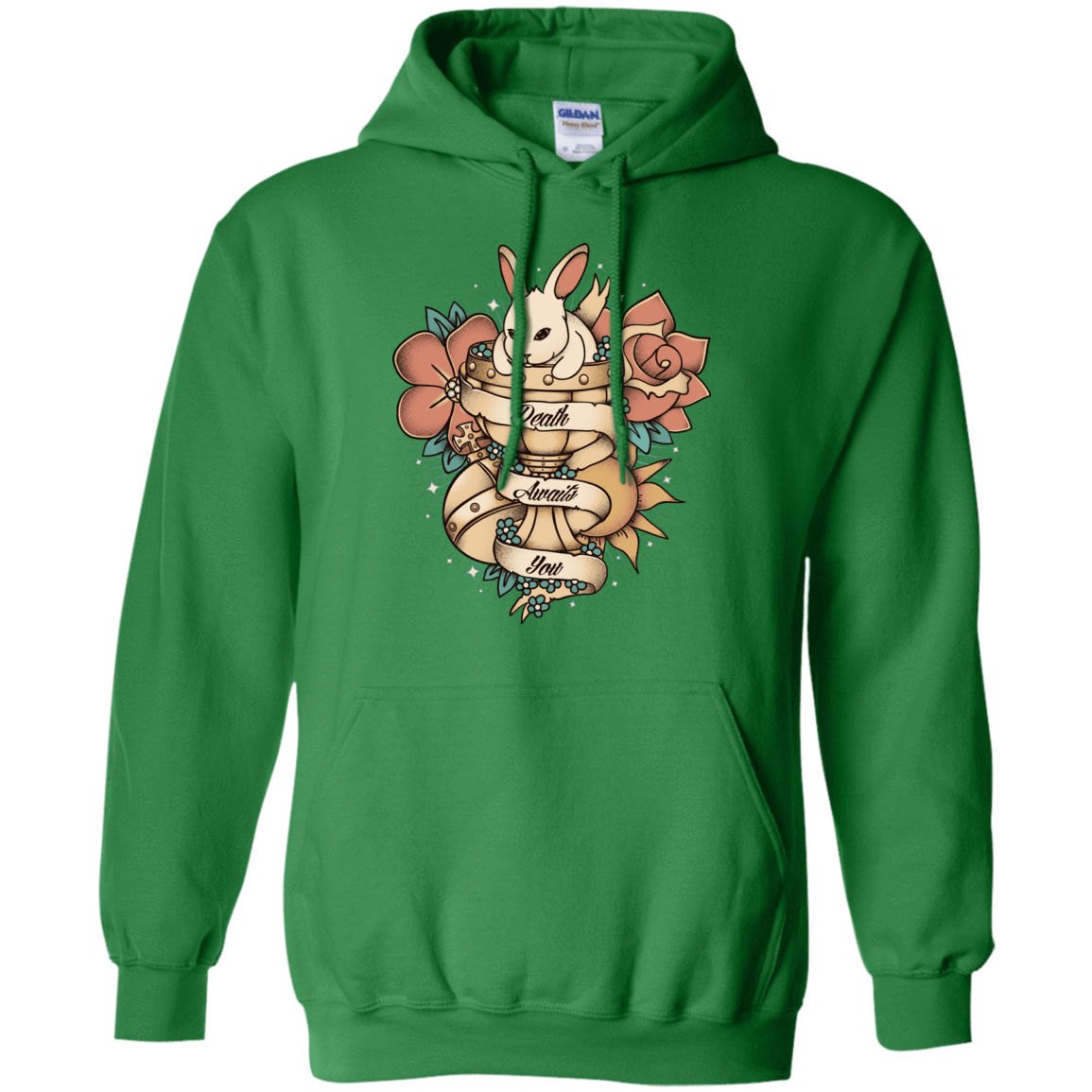 Sweatshirts Irish Green / Small Death Awaits You Pullover Hoodie