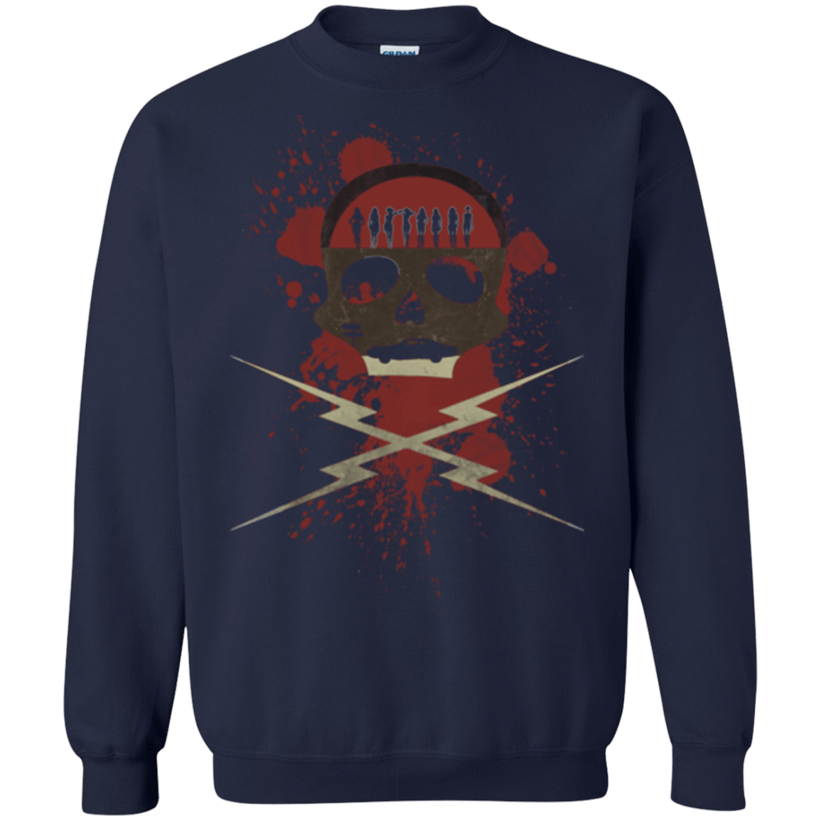 Sweatshirts Navy / Small Death Car Crewneck Sweatshirt