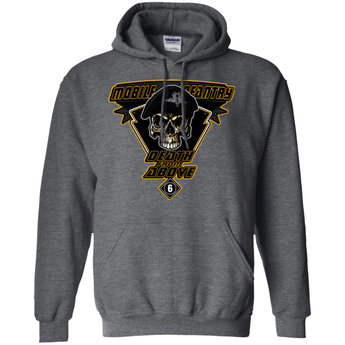 Sweatshirts Dark Heather / Small Death From Above Pullover Hoodie