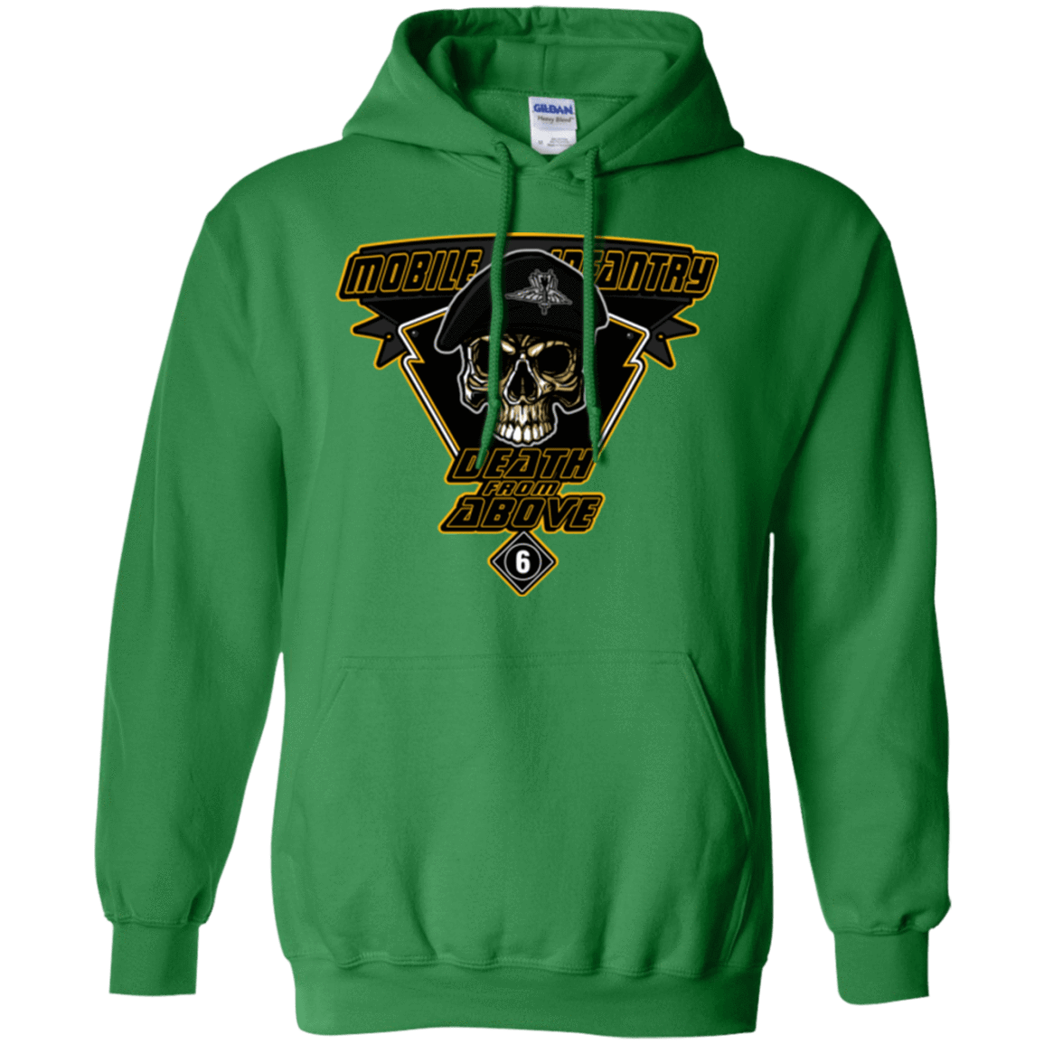 Sweatshirts Irish Green / Small Death From Above Pullover Hoodie