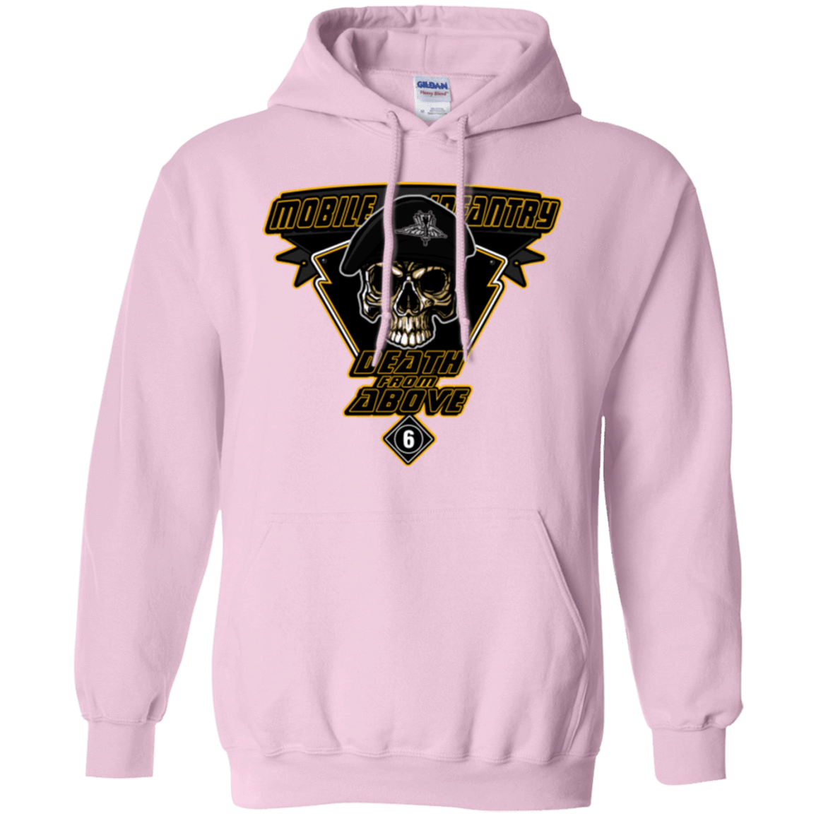 Sweatshirts Light Pink / Small Death From Above Pullover Hoodie