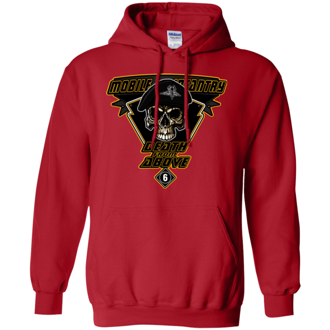 Sweatshirts Red / Small Death From Above Pullover Hoodie