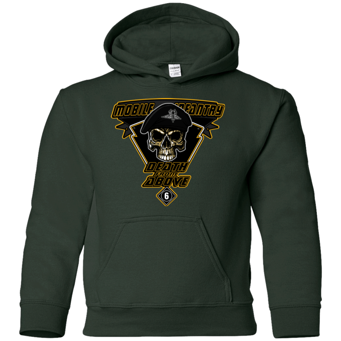 Sweatshirts Forest Green / YS Death From Above Youth Hoodie