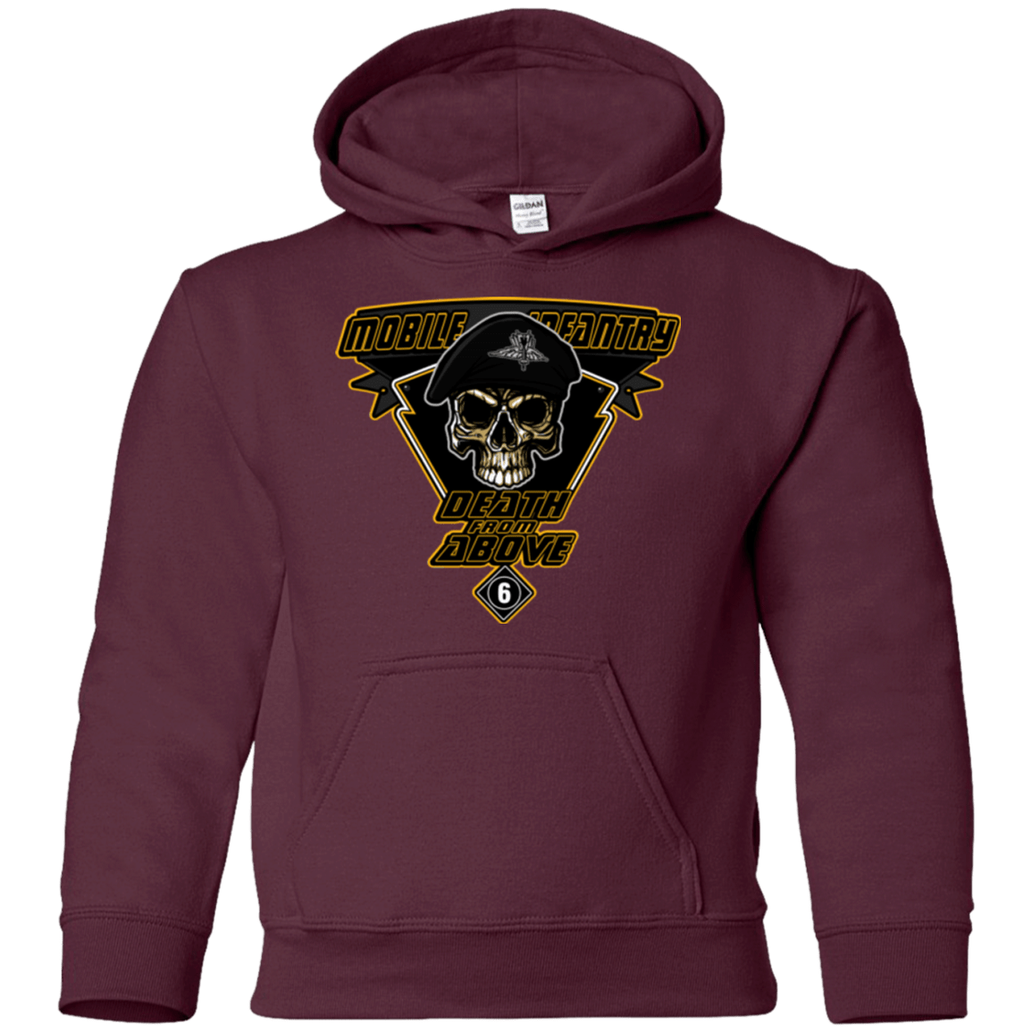 Sweatshirts Maroon / YS Death From Above Youth Hoodie