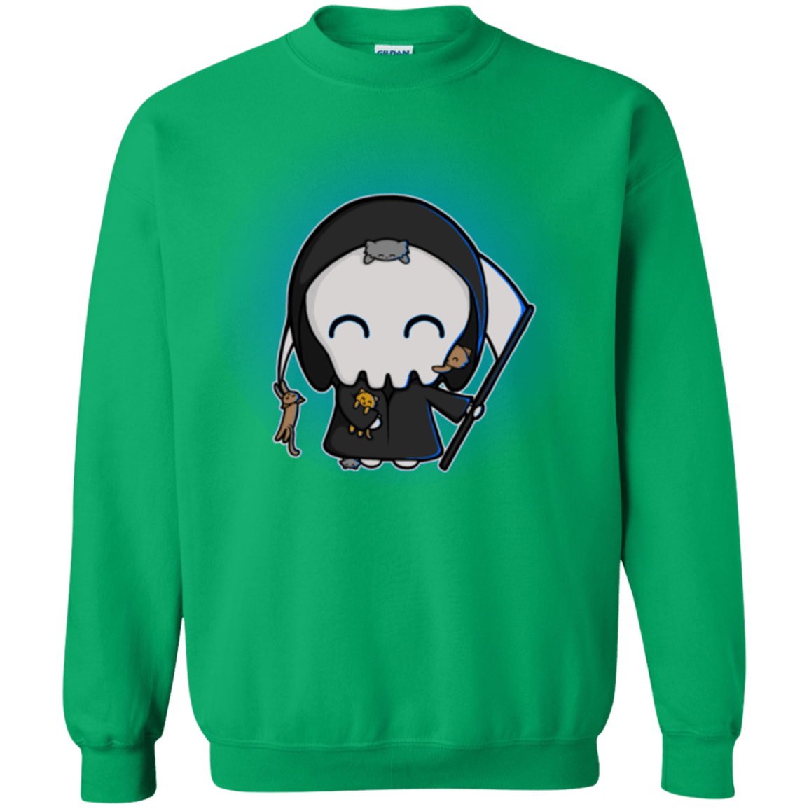 Death Loves Cats Crewneck Sweatshirt