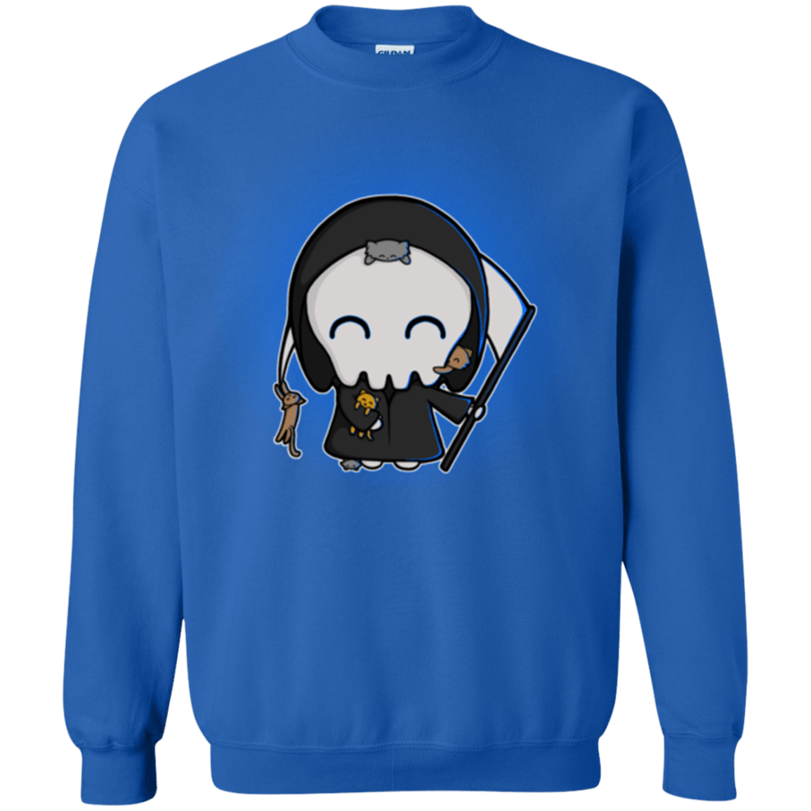 Sweatshirts Royal / Small Death Loves Cats Crewneck Sweatshirt