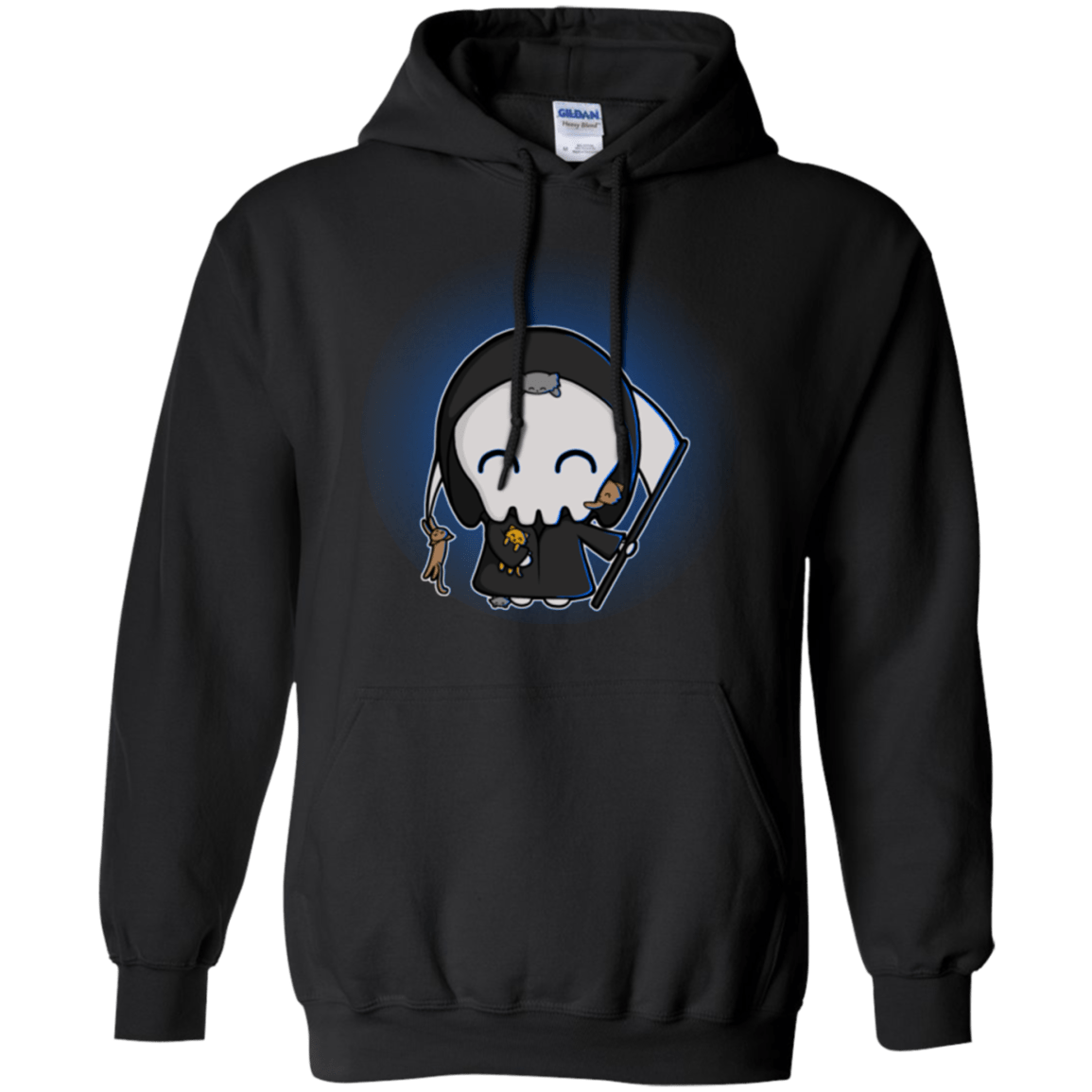 Death Loves Cats Pullover Hoodie