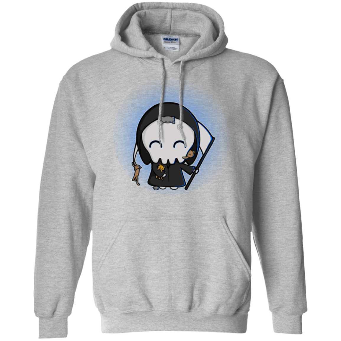 Death Loves Cats Pullover Hoodie