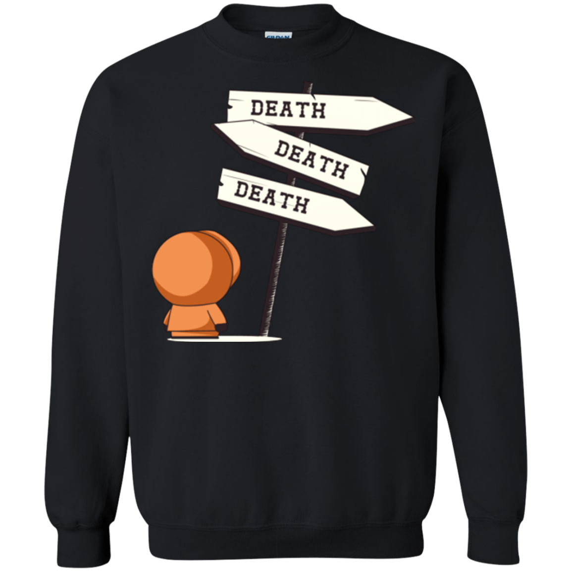Sweatshirts Black / Small DEATH TINY Crewneck Sweatshirt