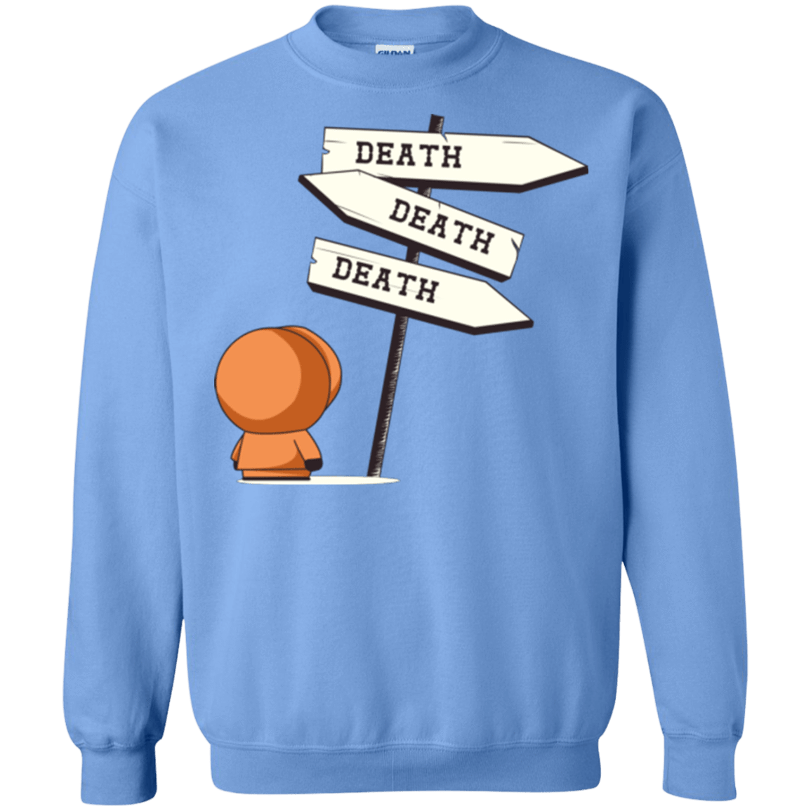 Sweatshirts Carolina Blue / Small DEATH TINY Crewneck Sweatshirt