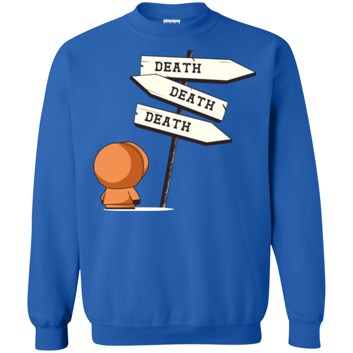 Sweatshirts Royal / Small DEATH TINY Crewneck Sweatshirt