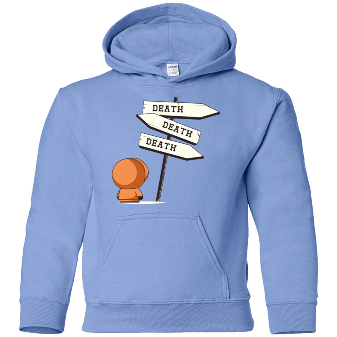Sweatshirts Carolina Blue / YS DEATH TINY Youth Hoodie