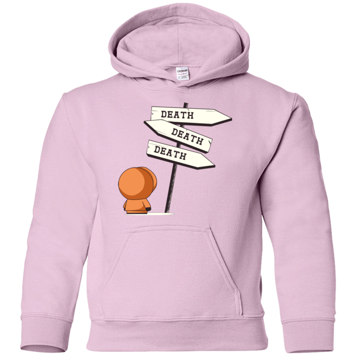 Sweatshirts Light Pink / YS DEATH TINY Youth Hoodie