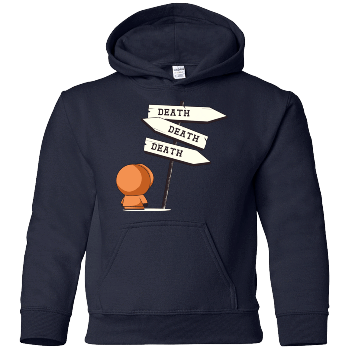 Sweatshirts Navy / YS DEATH TINY Youth Hoodie