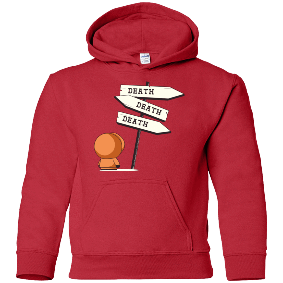 Sweatshirts Red / YS DEATH TINY Youth Hoodie