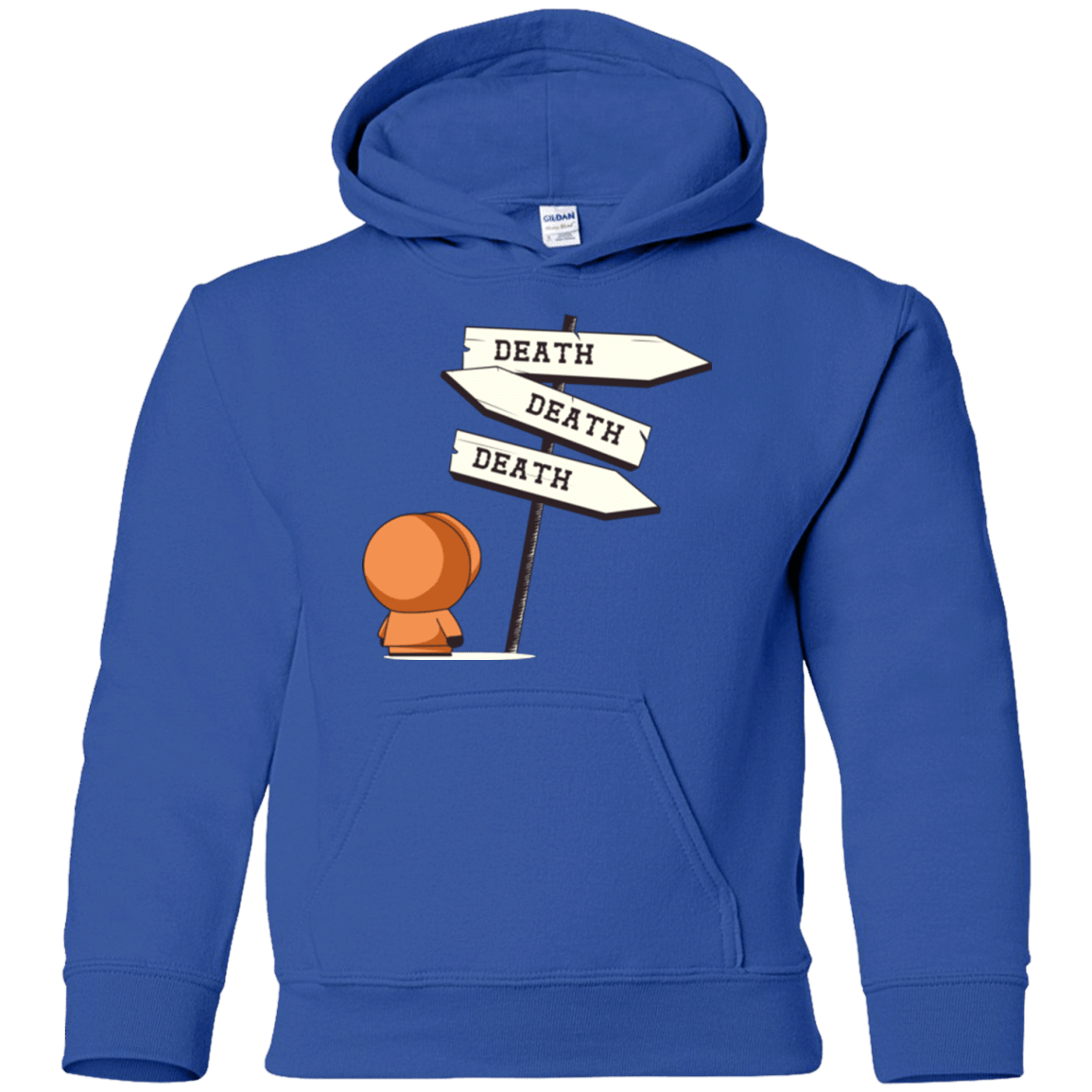 Sweatshirts Royal / YS DEATH TINY Youth Hoodie