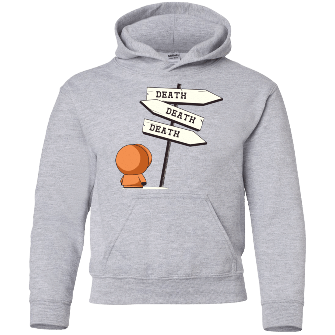 Sweatshirts Sport Grey / YS DEATH TINY Youth Hoodie