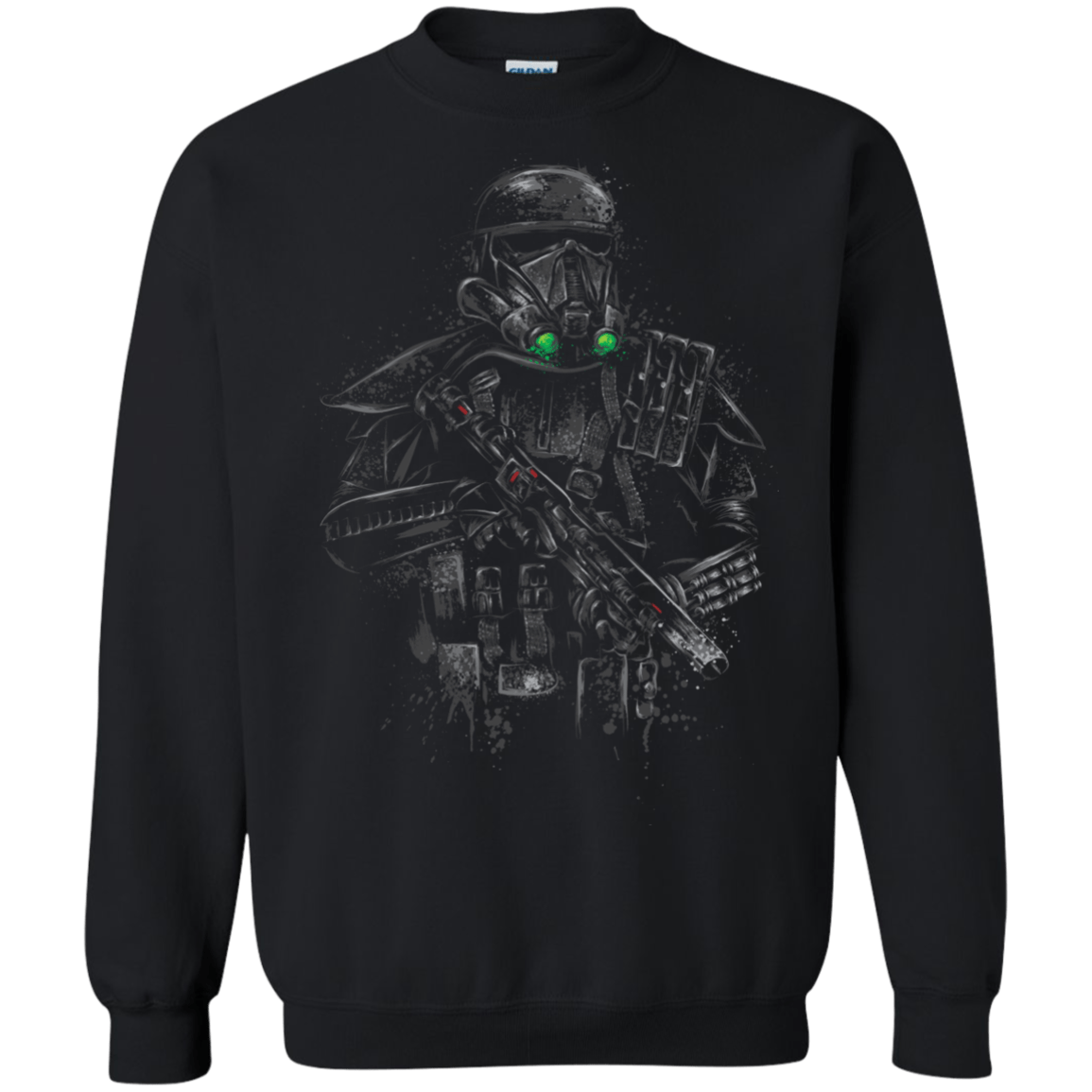 Sweatshirts Black / Small Death trooper Crewneck Sweatshirt