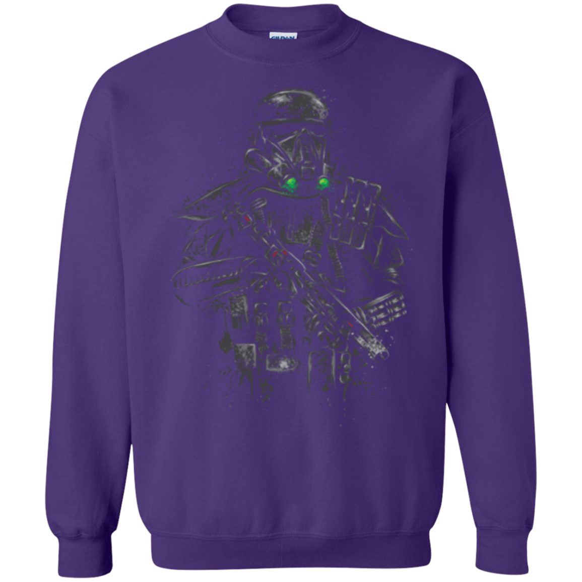 Sweatshirts Purple / Small Death Trooper Crewneck Sweatshirt