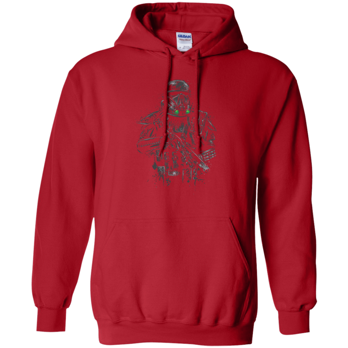 Sweatshirts Red / Small Death Trooper Pullover Hoodie