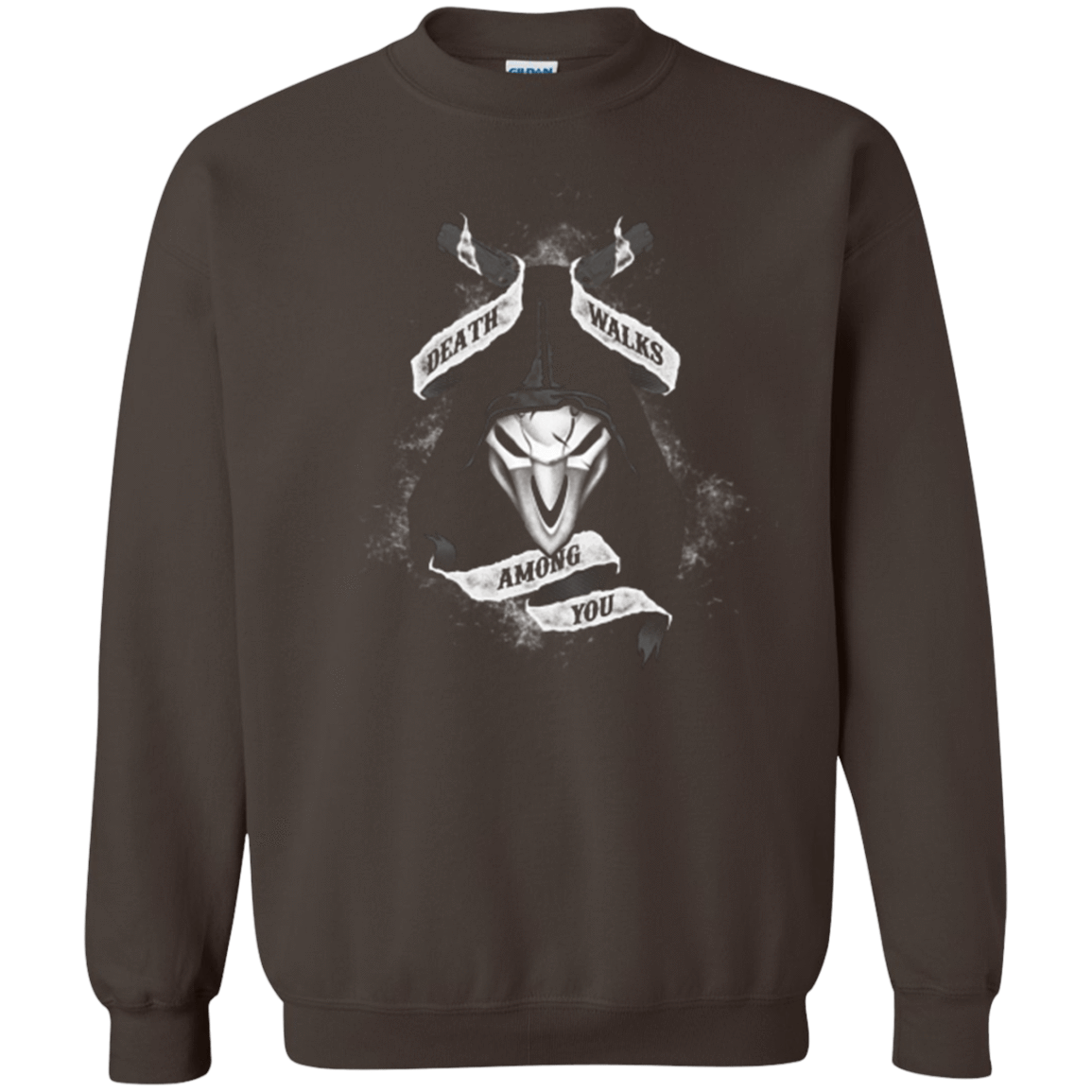 Sweatshirts Dark Chocolate / Small Death Walks Among You Crewneck Sweatshirt