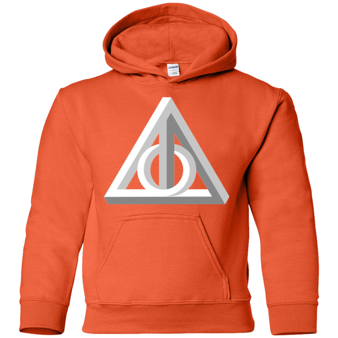 Sweatshirts Orange / YS Deathly Impossible Hallows Youth Hoodie