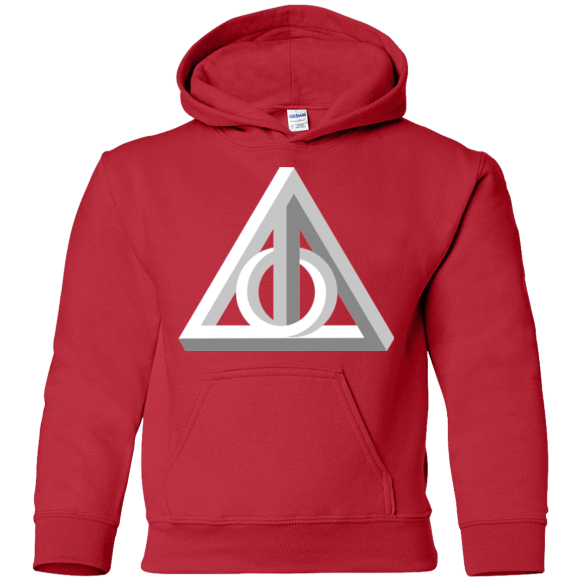 Sweatshirts Red / YS Deathly Impossible Hallows Youth Hoodie