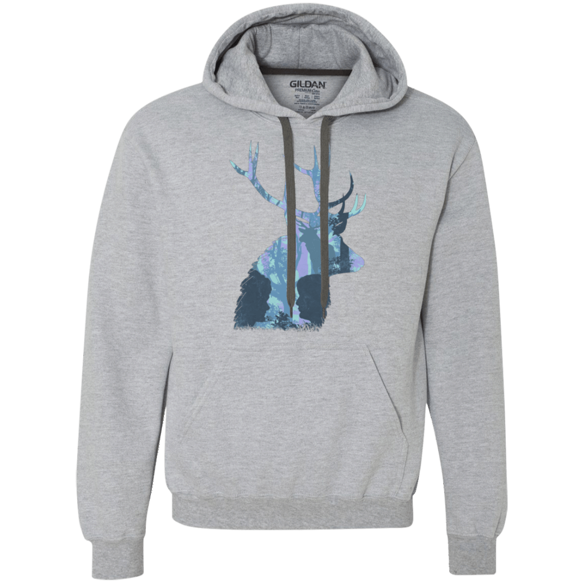 Sweatshirts Sport Grey / Small Deer Cannibal Premium Fleece Hoodie