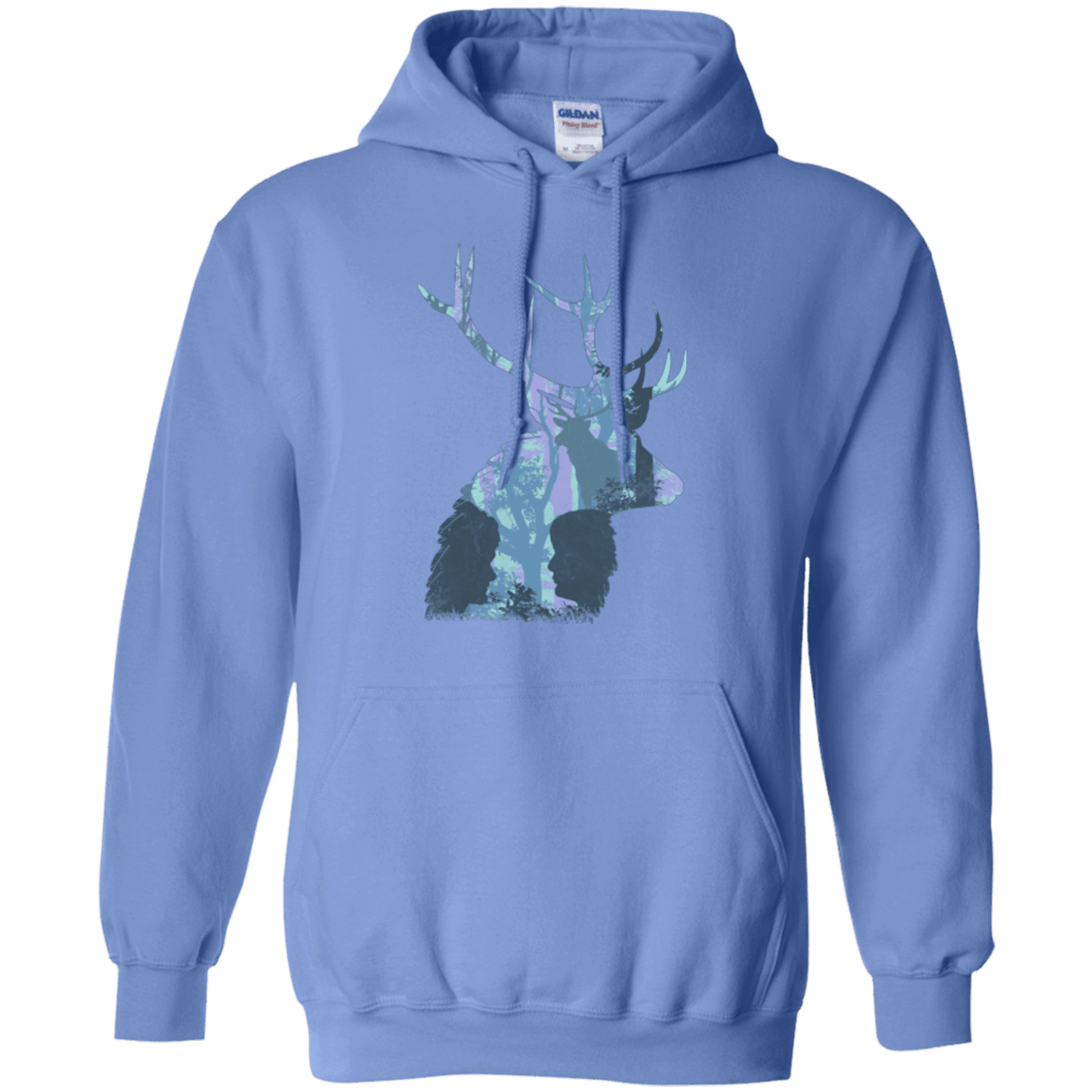 Sweatshirts Carolina Blue / Small Deer Cannibal Pullover Hoodie