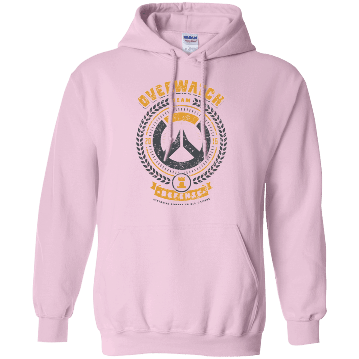 Sweatshirts Light Pink / Small Defense Team Pullover Hoodie