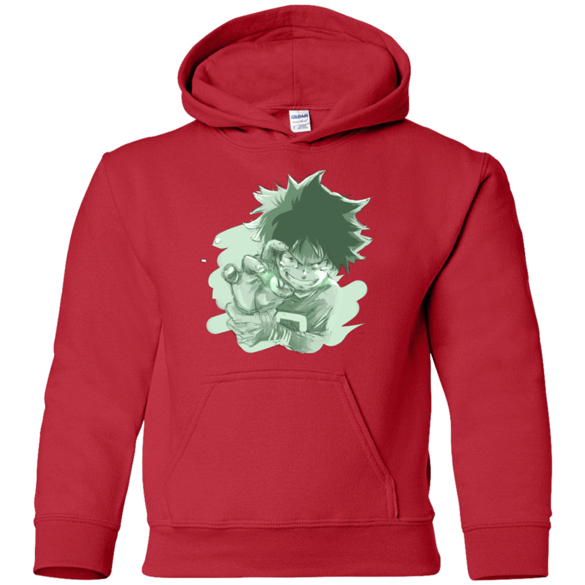Sweatshirts Red / YS Deku Sketch Youth Hoodie