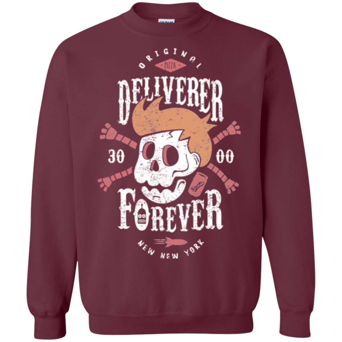 Sweatshirts Maroon / Small Deliverer Forever Crewneck Sweatshirt