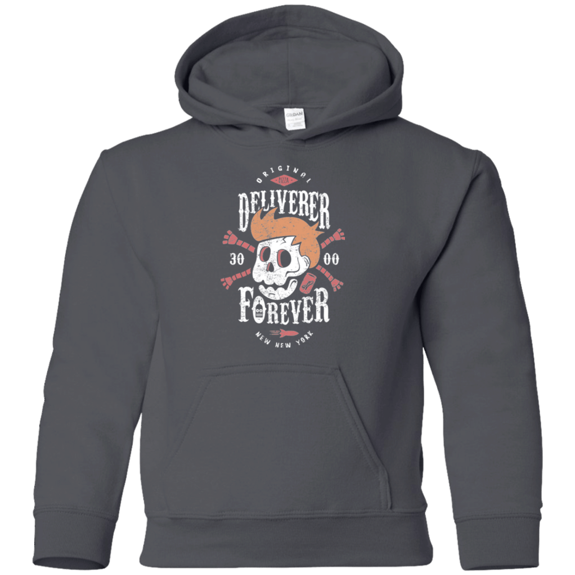 Sweatshirts Charcoal / YS Deliverer Forever Youth Hoodie