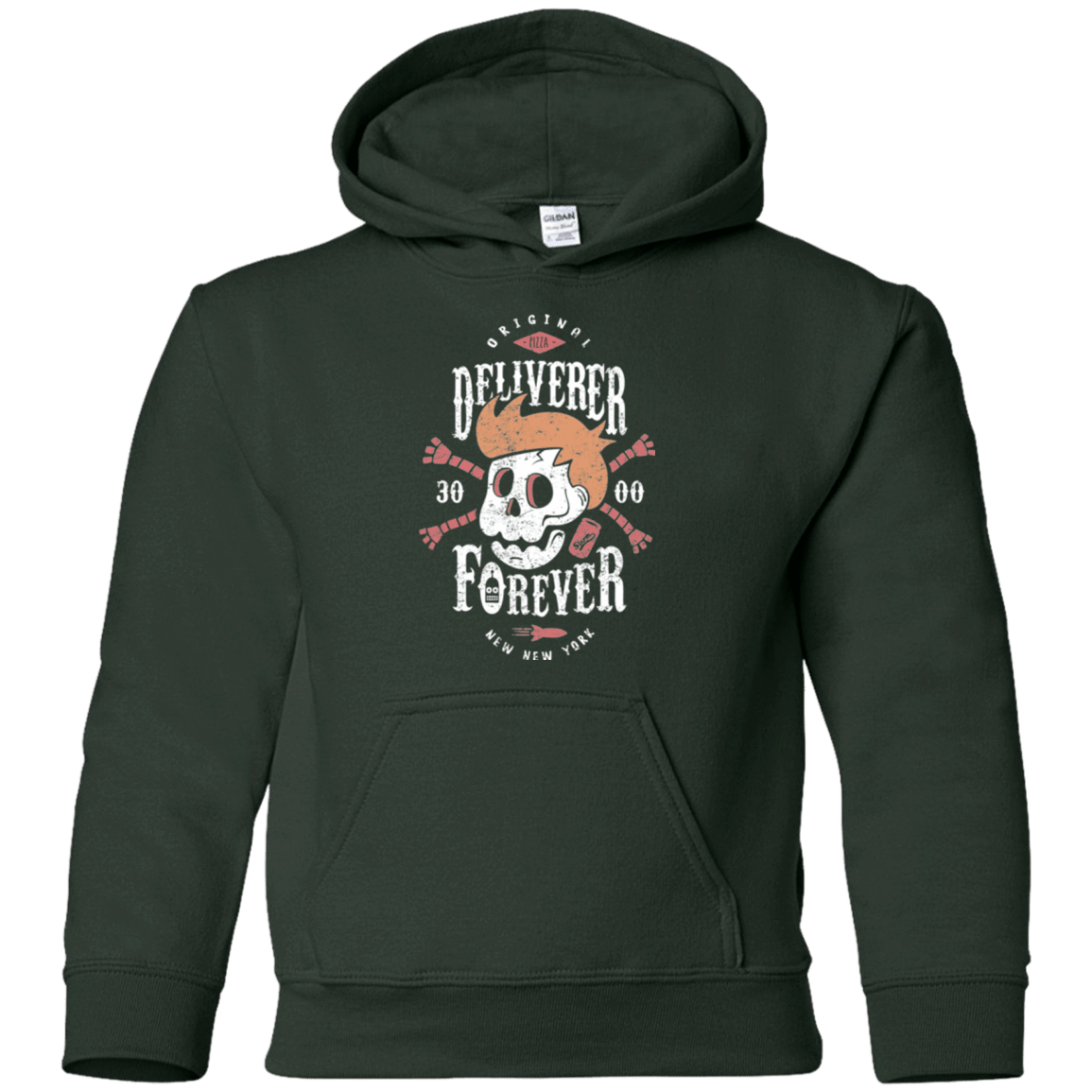 Sweatshirts Forest Green / YS Deliverer Forever Youth Hoodie